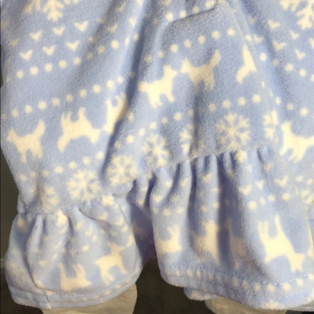 2-Piece Girls Fleece Top And Leggings Set